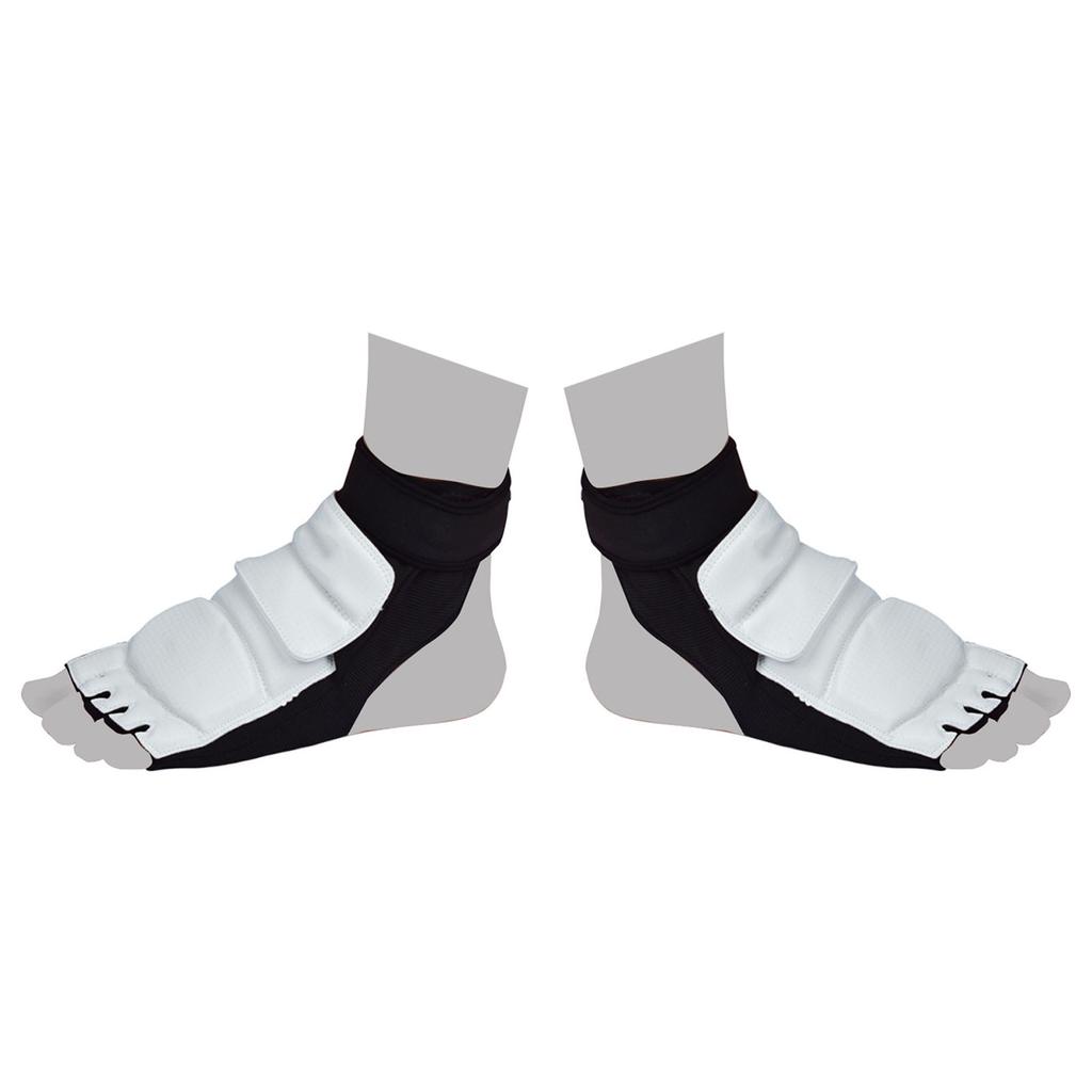 1 Pair Taekwondo Foot Protector Breathable Comfortable Slip Resistant Karate Boxing Sparring Foot