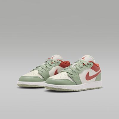 Kids' Sneakers Jordan 1 Low Jade Horizon (GS) Sail/Jade Horizon/Pure Platinum/Summit White/Redstone