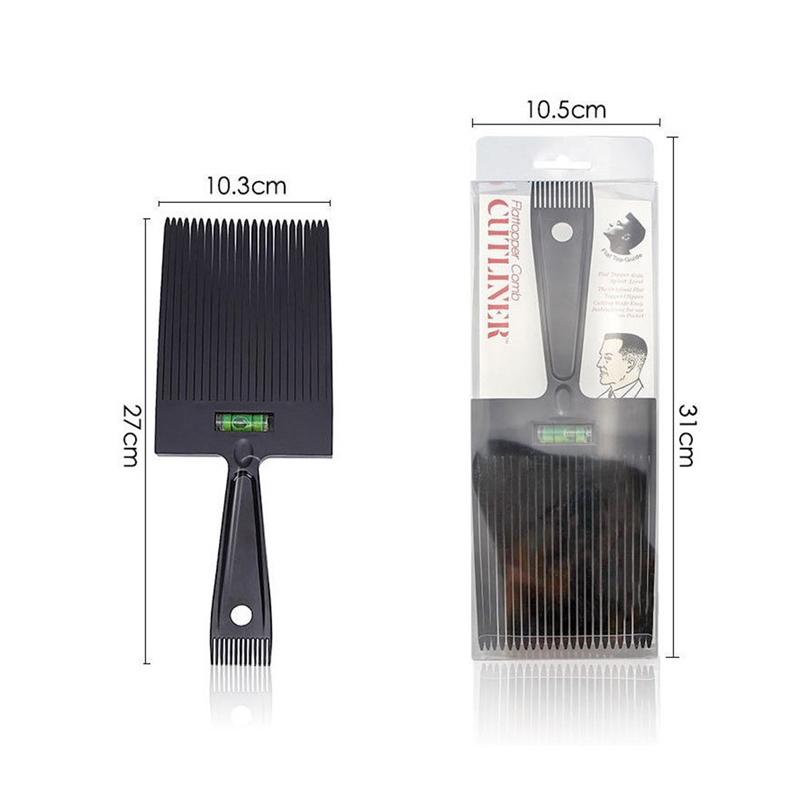 Men Flat Top Guide Comb Haircut Clipper Comb Barber Hairstyle Hair Cutting Tool