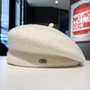 Роскошная шерстяная шапка-берет из Южной Кореи, новый стиль на осень и зиму, стильная и модная шляпа художника, ретро-берет из Англии