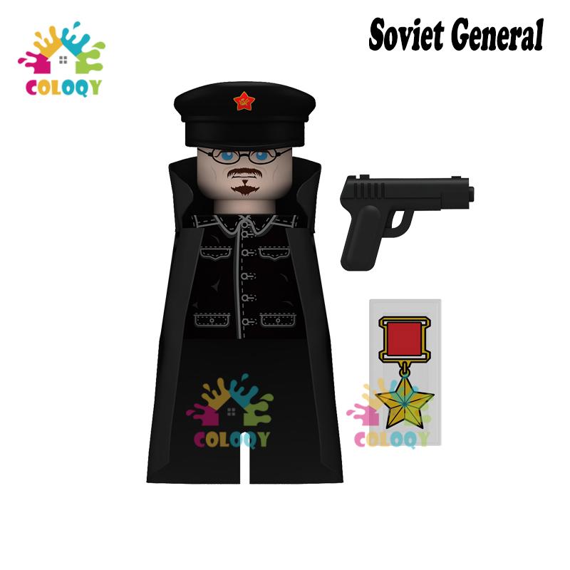 Детские игрушки Наборы WW2 Военные Армейские Конструкторы Советские Американские Китайские Солдаты Мини Фигурки Медаль Игрушки Для Детей Подарки на День Рождения