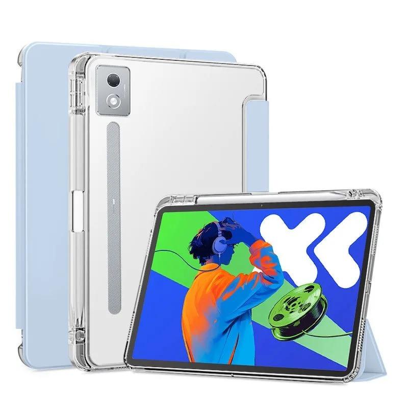 Чехол для Xiaoxin Pad Pro 12,7 дюйма TB373FU Складная подставка Умная обложка Слот для стилуса Funda Idea Tab Pro TB375FC 12,7-дюймовая обложка для планшета