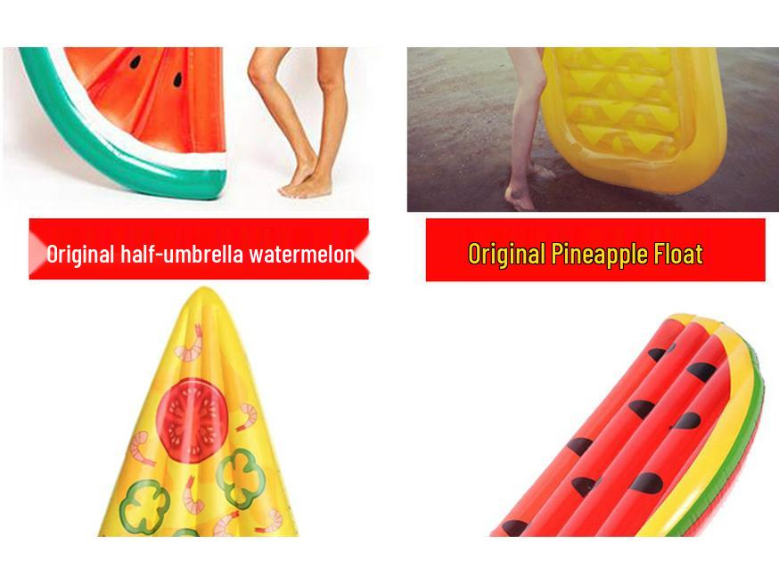 Высококачественные радужные кольца, пицца, арбуз и ананас - надувные матрасы - доступны различные модели