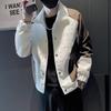 Весенне-осенние модные тенденции Продвинутый красивый цветной пиджак-поло Повседневный и универсальный дизайн Мужской пиджак