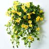 Artificial Morning Glory Flower Realistic Home Office Table Centerpiece Wedding Dropping Faux Petunia Flower Hanging Fake Floral Arrangement