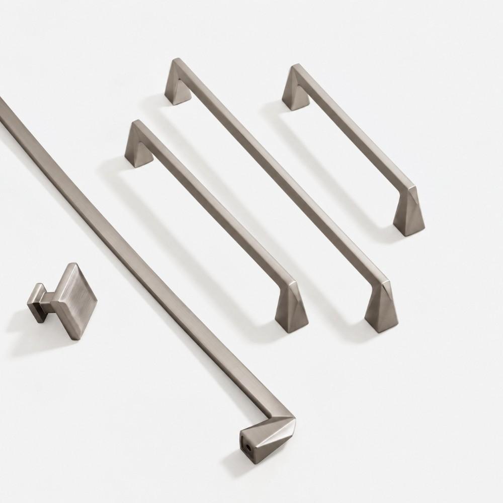 Alloy Wardrobe Door Handle Nickel Brushed Cabinet Pull Handle  for Cabinet Wardrobe Drawer