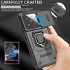 For Xiaomi 14 Pro Case Car Magnetic Holder Ring Phone Cases For Xiomi Xiaomy Mi14 Mi 14 14 Pro Slide Camera Protect Back Cover