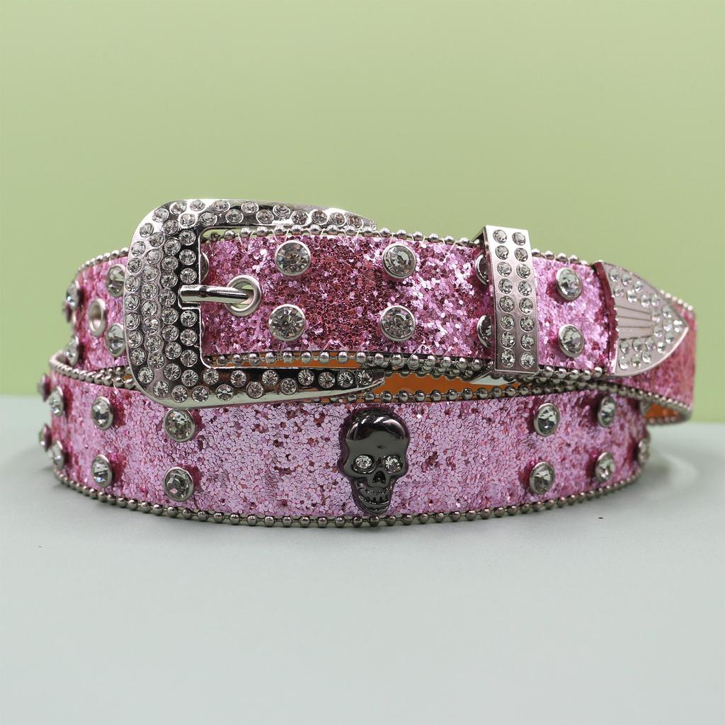 Пояс в панк-стиле Мужской модный джинсовый пояс Мужской высококачественный кожаный пояс Пояс в европейском и американском стиле