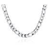 925 Silver 10mm Sideways Chain Necklace For Men Silver Jewelry Gift