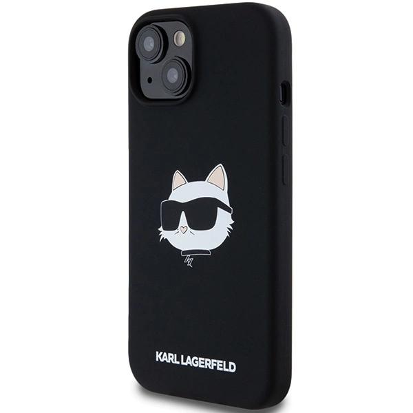 Etui Karl Lagerfeld Silicone Choupette Head Magsafe Na Iphone 15 / 14 / 13 - Czarne