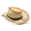 Ретро Удобная Дышащая Повседневная Универсальная Уличная Солнцезащитная Козырек Ковбойская Соломенная Шляпа