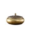 Auspicious Cloud Antique Brass Incense Burner for Aromatherapy