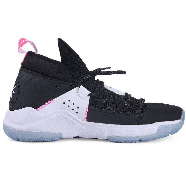 Li Ning ALL DAY 5 Way Of Wade Износостойкие Дышащие Средневысокие Баскетбольные Кроссовки Мужские Черно-белые ABPQ015-1