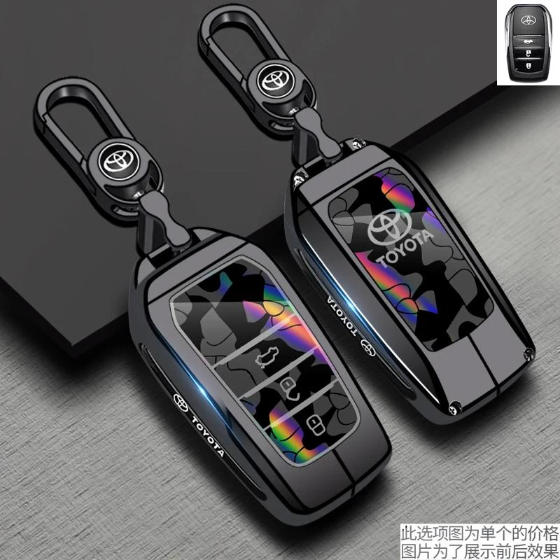 Чехол-оболочка для брелока автомобиля Toyota Corolla Prius Camry CHR C-HR RAV4 Altis Land Cruiser Prado Защитный для бесключевого доступа