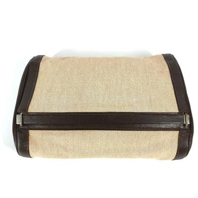 Equi Pouch Сумка-клатч с клапаном Кожа/Холст Бежевый/Коричневый