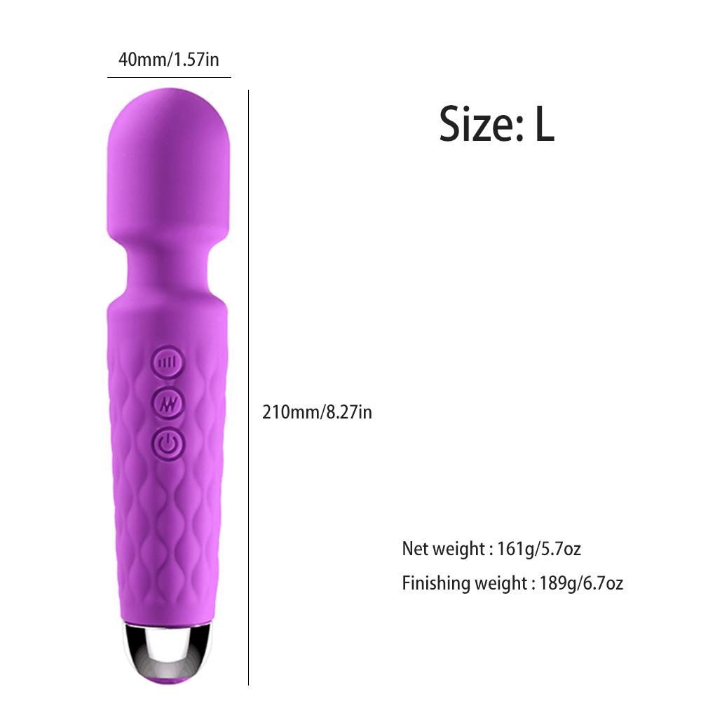 Powerful Magic Wand Vibrators for Women G Spot Clitoris Stimulator Dildo Wand Massager Masturbator AV Stick Sex Toys for