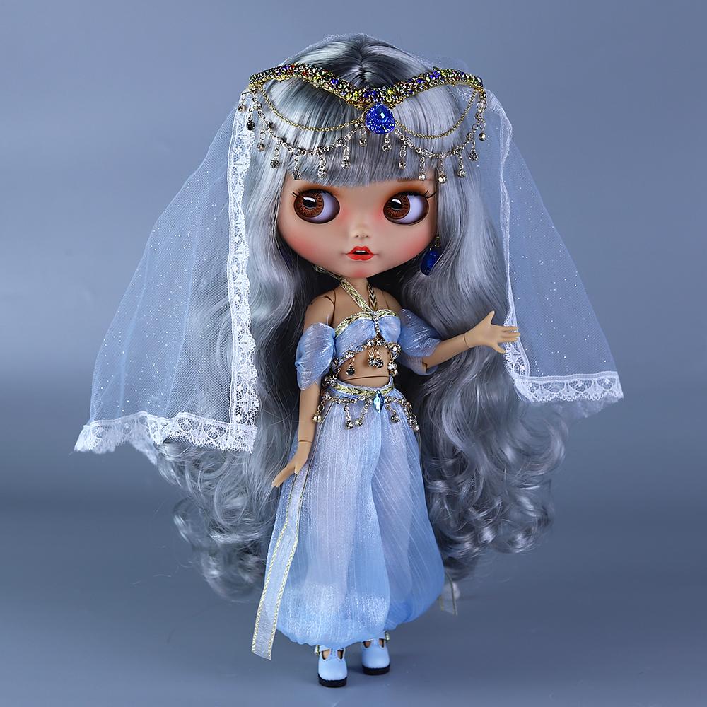 Кукла ICY blyth 1/6, кукла BJD, шарнирное тело, коричневая кожа, матовое лицо, 30 см, игрушка в подарок, аниме для девочек SD