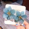 Girls Fashion Acrylic Resin  Personality Petals Studs Earrings Drop Earrings Accessories Jewelry