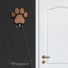 2Pcs Wall Mounted Cat Claw Pattern Hook Non-slip Cat Claw Coat Hooks Pet Leash Holder  Bedroom