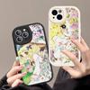 Чехол для телефона 'Manga Candy' для IPhone 16 15 14 13 12 11 Pro Max Plus Кожаный Мягкий Чехол