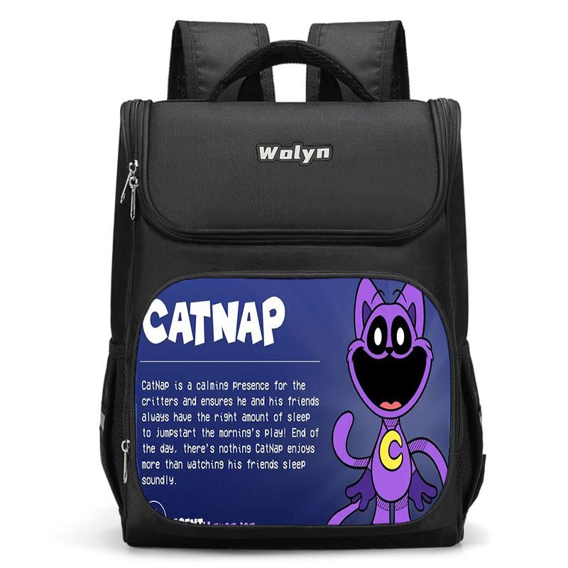 Стильный рюкзак Catnap Poppy Playtime, унисекс, Оксфордская ткань, для повседневного использования