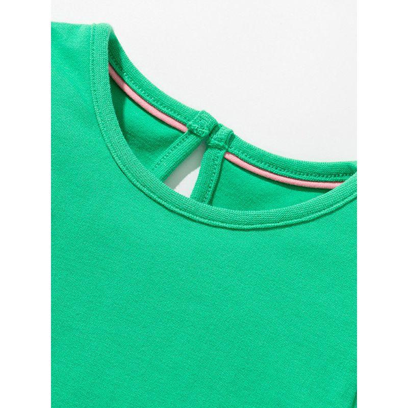 Маленький Мавен Летнее Платье для Девочек Нового Стиля с Коротким Рукавом Европейская и Американская Трансграничная Повседневная Юбка для Детей