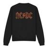 AC/DC Толстовка унисекс для взрослых с нарисованным вручную логотипом