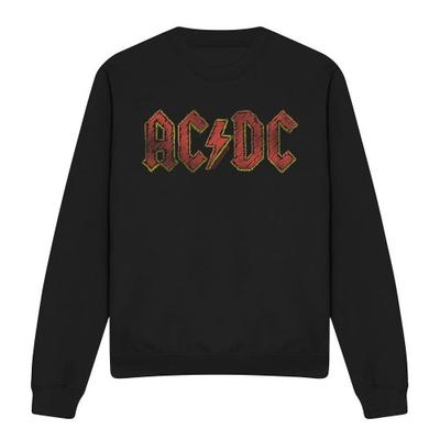AC/DC Толстовка унисекс для взрослых с нарисованным вручную логотипом