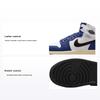 Air 1 Retro High OG PS Rare Air - Deep Royal Blue Детские кроссовки Белый Нейтрально-серый Черный FD1412-100