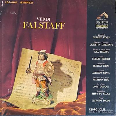 LP Пластинка ГЕОРГ СОЛТИ, ДИРИЖЕР ГЕРАЙНТ ЭВАН - Верди: Фальстаф LSC6163 RCA Victor Германия Классика Б/У