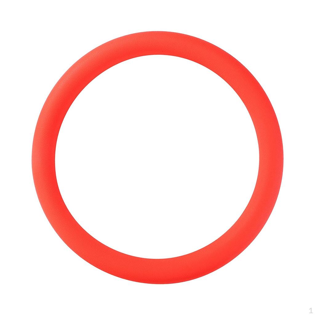 Car Silicone Steering Wheel Cover Protection All Seasons Convenient Installation 15 Inch Sleeve