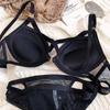 B C D Cup Bra Women's Underwear Sexy Lingerie Gathering Adjustable Anti-Sagging Bra Set
