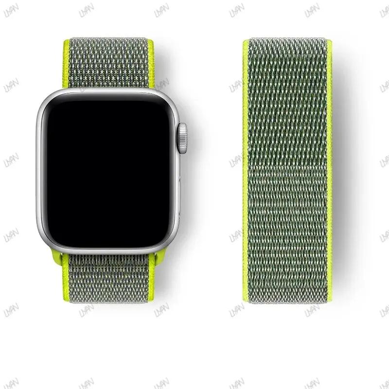 Nylon loop For Watch Band Ultra-2 49mm 44mm 40mm 45mm 41mm Sport pride Bracelet iwatch Strap Series 9 8 se 7 6 5 4 3