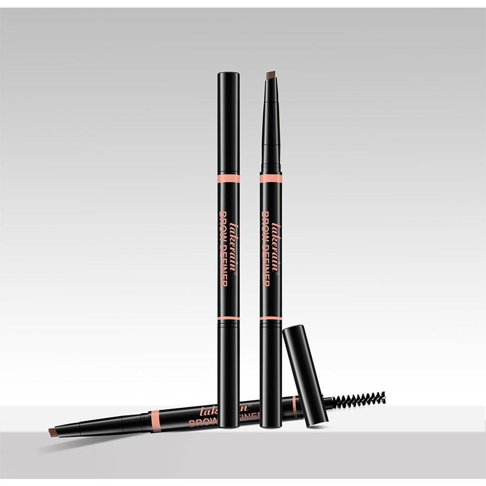 Lakerain  Waterproof and Sweat-proof Eyebrow Pencil, Rotating Eyebrow Pencil, Non-faint and Non-fading Wild Eyebrow Pencil