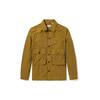 Pocket Solid Color Casual Shirt Jacket Men Jacket Rubber A44ER-932