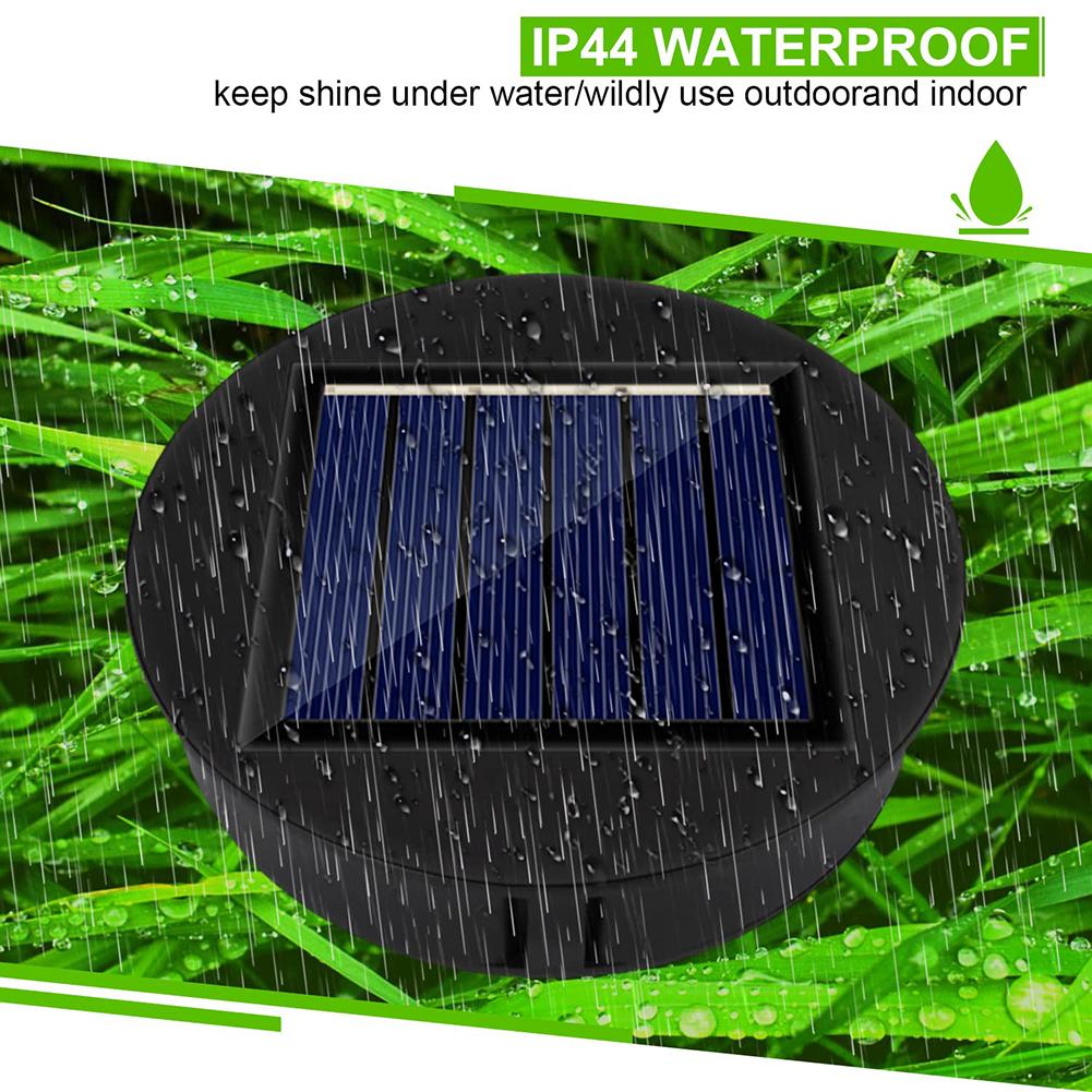 Solar Lights Replacement Top Lid Lights Replacement IP44 Waterproof LED Solar Lamp Battery Box 1.2 V 600 MAh 7LM Garden Decor