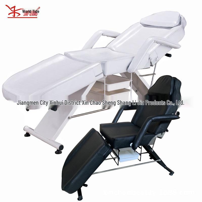 Multifunctional Beauty Bed for Massage, Tattoo, Manicure & Acupuncture - Widened, Foldable, Iron Plate Design