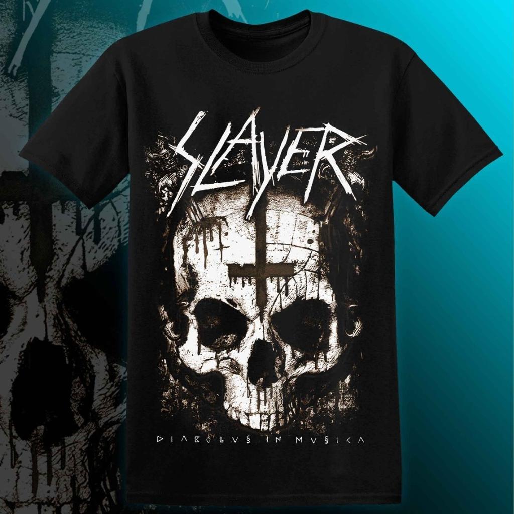 Футболка SLAYER DIABOLVS Мужская Женская С коротким рукавом Ретро Группа Y2k Футболка Уличная Одежда Люксовый Бренд Топы Летняя Одежда Мужская Одежда