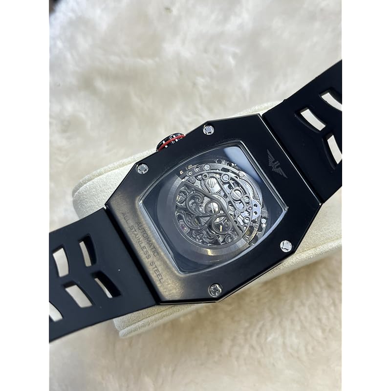 SEVEN XII часы мужские механические часы-скелетон с автоподзаводом часы-скелетон мужские часы Люминесцентный циферблат водонепроницаемые роскошные Мужские часы популярны,