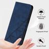 (Blue) Case for Samsung Galaxy A36 5g Credit Card Holder Flip Folio Book Protective Pu Leather Wallet Cover