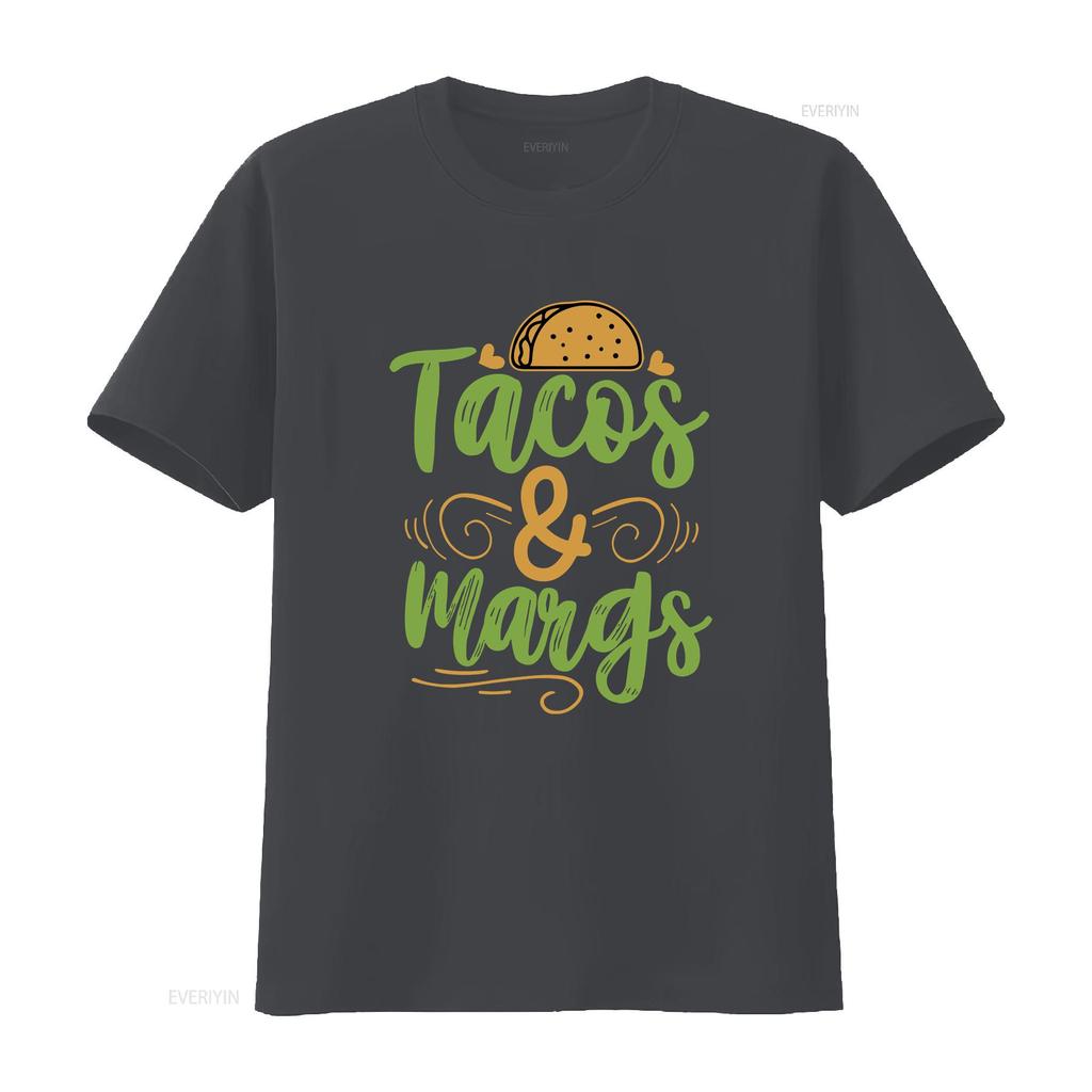 Футболка Tacos and Margs винтажная стираная эластичная универсальная унисекс дышащая мужская мягкая с принтом удобная слегка стильная