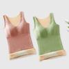 Sexy Winter Thermals Women Thermal Vest Winter Bralette Tops Warm Wool Velvet Furry Undershirt Inner Wear Plus Size Lingerie