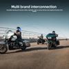 X6 Мотоциклетный Шлем Гарнитура Мото Домофон Bluetooth 5,0 Беспроводной Динамик Домофона Громкая Связь Шлем Рация Для 2 Всадников 1000M