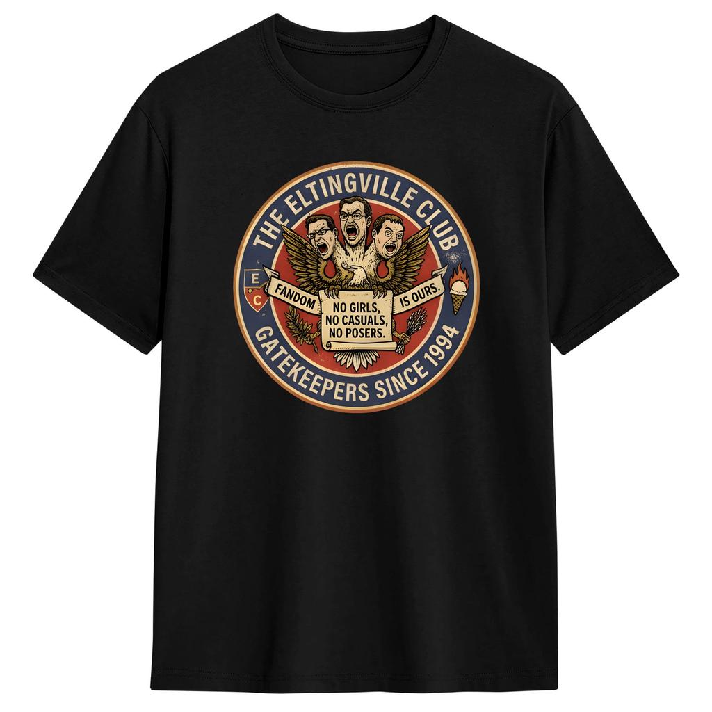 Streetwear T Shirt The Eltingville Club Pure Cotton Tshirts Fashion Tshirt For Unisexs Summer Y2k Classic Short Sleeve Tees