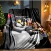 Jerry Adventure Blanket Flannel Throw for Sofa, Indoor, Camping, Living Room, Office, Chair, And Bed Soft Birthday Gift
