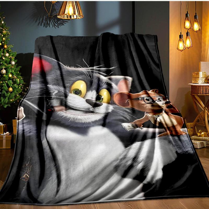 Jerry Adventure Blanket Flannel Throw for Sofa, Indoor, Camping, Living Room, Office, Chair, And Bed Soft Birthday Gift