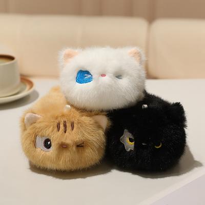 Серия "Кошки" Кукла Симуляция Плюшевая Игрушка Подвеска на Сумку Мультяшная Аниме Милый Подарок на День Рождения Веселая Кукла Каваи Декор