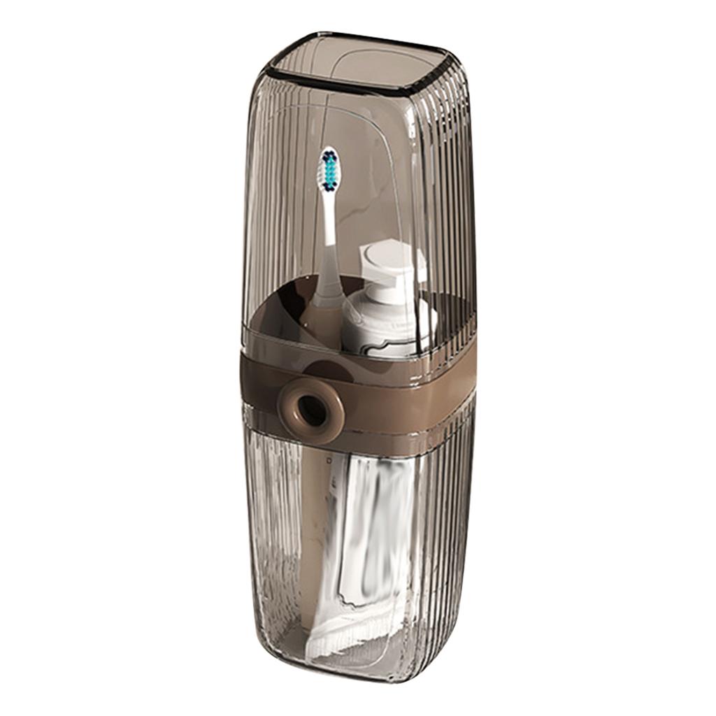 Дорожный футляр для зубных щеток2 в 1 Портативный органайзер для зубной пасты для дома и улицыДомашний контейнер для хранения Аксессуары для ванной комнаты