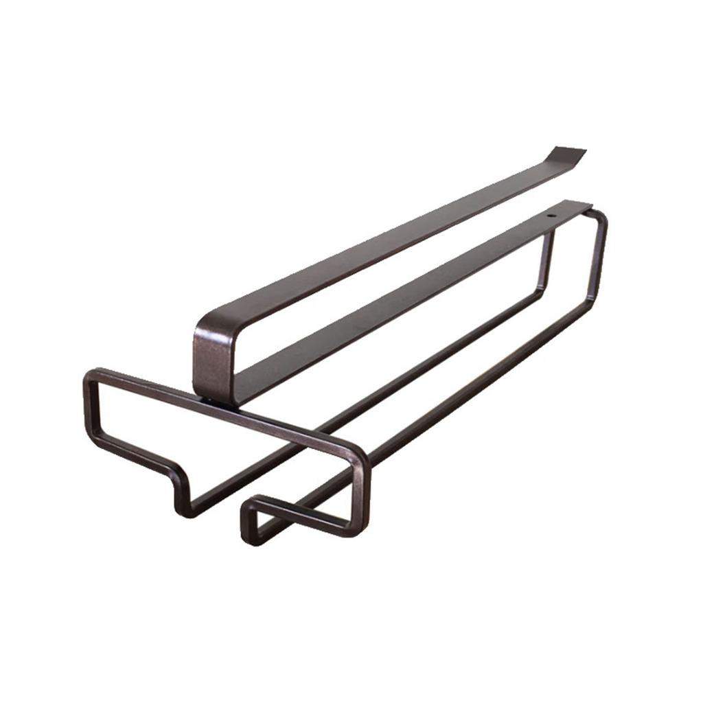 Металлические стойки для винных бокалов, экономящие место, держатели для винных бокалов, подвесные органайзеры для хранения бокалов для элегантной демонстрации