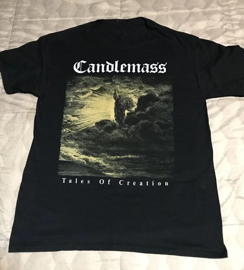 Подарок для семьи от группы Candlemass Черная футболка Хлопок S-5XL Унисекс Футболка